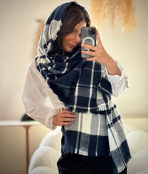 تصویر شال موهر زنانه بوکله زمستانی گرم شیک 
