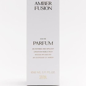 تصویر عطر AMBER FUSION 80 ML برند زارا 