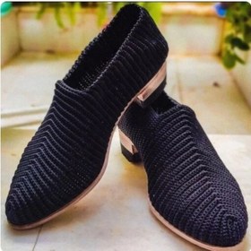 تصویر گیوه زنانه چرم سایز ۴۱ 