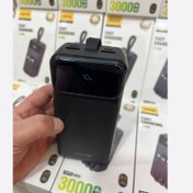 تصویر پاوربانک سی هزار اصلی آسپور 30 هزار Aspor مدل A317 فست شارژ صفحه دیجیتالی 