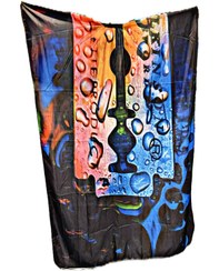 تصویر پیشبند ارایشگری تمام چاپ دومتری طرح تیغ 