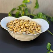 تصویر آجیل خوری و شکلات خوری چینی مقصود سفیدلب طلایی 