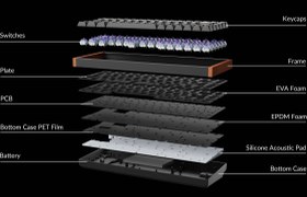 تصویر کیبورد بی‌سیم Keychron K2 HE 