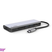 تصویر هاب هفت پورت USB-C بلکین مدل AVC009btSGY 