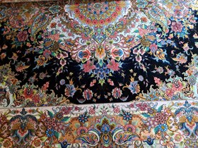 تصویر فرش دستبافت ابریشم تبریز| ۶ متری Tabriz Handmade Silk Carpet