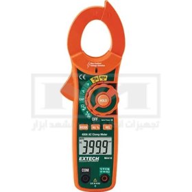 تصویر کلمپ آمپرمتر AC 400A با دتکتور ولتاژ غیر تماسی اکستک مدل EXTECH MA410 