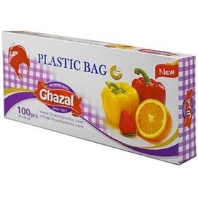 تصویر کیسه فریزر غزال بسته 100 عددی 