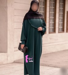 تصویر عبا سودا جنس کرپ سایز ۱۴۰ 