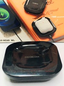 تصویر شارژر وایرلس مکسوم مدل HC63 - مشکی MOXOM wireless charger model HC63