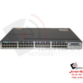تصویر سوئیچ سیسکو مدل WS-C3750X-48PF-L 