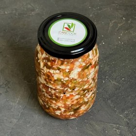 تصویر ترشی گوجه بندری 