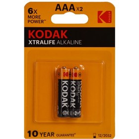 تصویر باتری نیم قلمی کداک مدل XTRALIFE Alkaline 