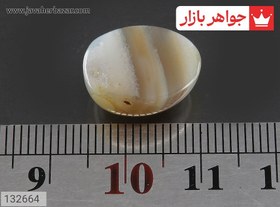 تصویر نگین عقیق هندی باباقوری زیبا کد 132664 