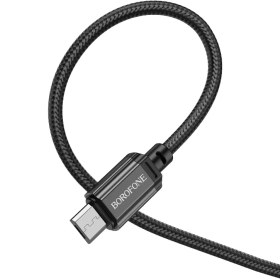 تصویر کابل تبدیل USB به MICROUSB بروفون مدل BX87 طول 1 متر Borofone BX87 MicroUSB Cable 1m