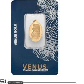 تصویر پلاک طلا ونوس ۱ گرم 