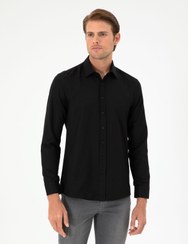 تصویر پیراهن مردانه مشکی پیرکاردین 