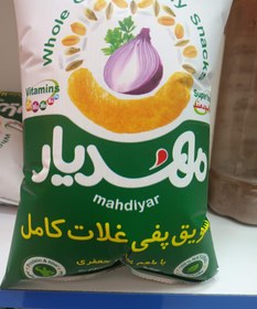 تصویر پفک غلات کامل ارگانیک مهدیار 