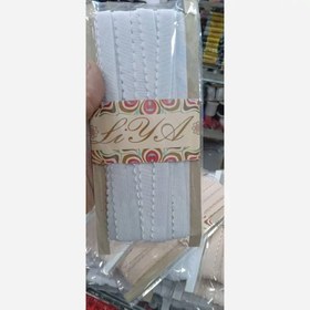 تصویر کش لباس زیر زنانه لبه دار سفید (رکاب) 10 یاردی (9.2متر) 