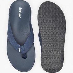 تصویر صندل لاانگشتی مردانه با جزئیات لوگو برند lee cooper Men's Logo Detail Flip Flops