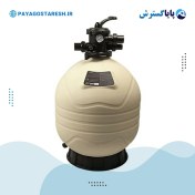 تصویر فیلتر شنی تصفیه آب با شیر چند حالته 20.3 مترمکعب بر ساعت ایمکس مدل MFV27 EMAUX MFV27 , Sand filter for water purification with multi-mode valve 20.3 m3/hr