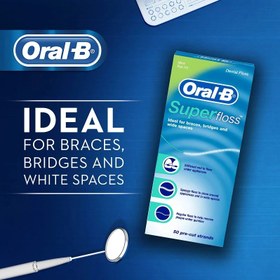 تصویر نخ دندان سوپر فلاس اورال بی Oral BFloss Super Floss