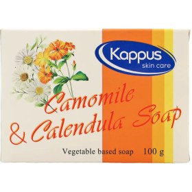 تصویر صابون گل بابونه 100گرم کاپوس Kappus Chamomile Soap 100g