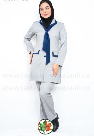 تصویر مانتو شلوار اداری | مدل فروزش | کد 1087 