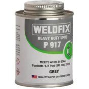 تصویر چسب پی وی سی PVC قوطی weldfix مدل p917 UPVC 