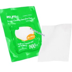 تصویر پد و دستمال تمیزکننده 100 عددی Relife Rl-045A Relife Rl-045a CleanRoom
