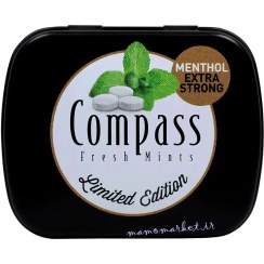 تصویر خوشبوکننده دهان کمپاس اکسترا استرانگ Compass freshmints menthol extra strong 