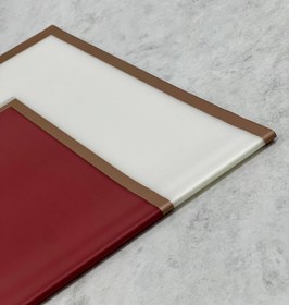 تصویر کاغذ ضدآب گل آرایی بسته ۲۰ برگی حاشیه دار رنگ قرمز مدل kj-04 