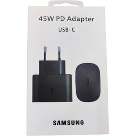 تصویر شارژر دیواری سامسونگ 45 وات مدل USB-C (3 ماه گارانتی) 