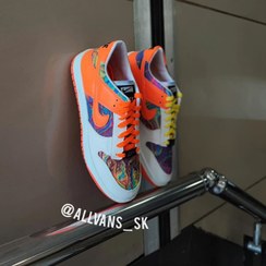 تصویر کتونی زنانه نایک اس بی دانک کهکشانی Nike sb dunk low galaxy