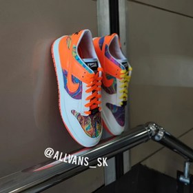 تصویر کتونی زنانه نایک اس بی دانک کهکشانی Nike sb dunk low galaxy