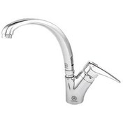 تصویر شیر ظرفشویی قهرمان مدل ایتالیایی علم کوتاه کروم 