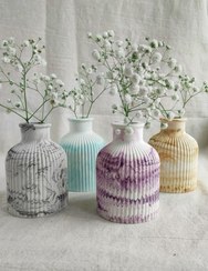 تصویر گلدان مراکشی ضد آب - سفید Morrocan vase