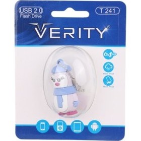 تصویر فلش عروسکی 64 گیگ وریتی Verity T241 Verity T241 USB2.0 Flash Memory