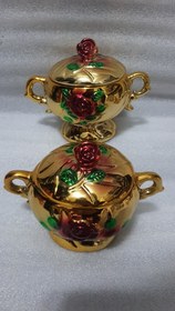 تصویر قندان طلایی ژاپن قدیم 