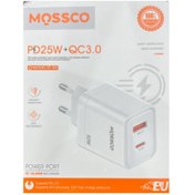 تصویر آداپتور شارژ سریع Mossco مدل IC-52 | QC Fast Charger 25W 