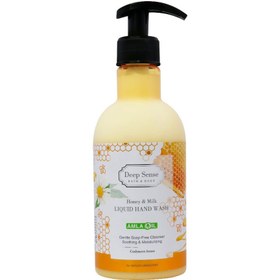 تصویر مایع دستشویی کرمی شیر و عسل دیپ سنس 400 میلی لیتر Seagull Deep Sense Honey & Milk Liquid Hand Wash 400 ml 