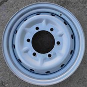 تصویر رینگ فابریک سایز ۱۶ نیسان گرد نقره ای Original wheel size 16" Nissan Silver