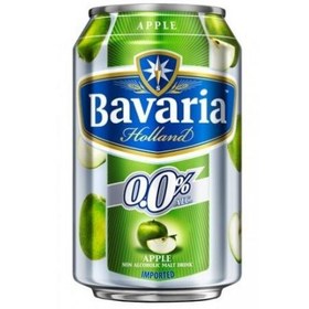تصویر نوشیدنی آبجو بدون الکل باواریا طعم سیب ۳۳۰ میل bavaria ا bavaria bavaria
