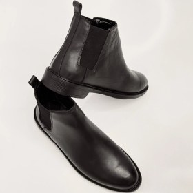 تصویر بوت چرم مردانه 