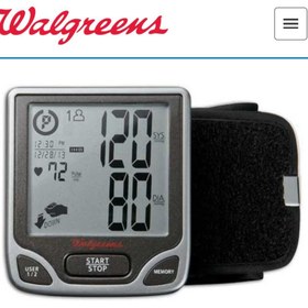 تصویر دستگاه فشار خون و ضربان قلب مچی والگرینز آمریکا مدل Walgreens-WGNBPW-720 