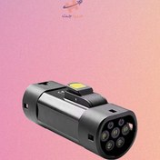 تصویر مبدل شارژر خودرو برقی GBT 32A 3Phase به Type 2 