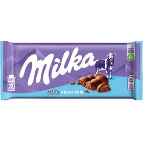 تصویر Milka شکلات شیری بابلی 90 گرمی میلکا 