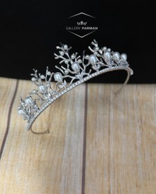 تصویر تاج عروس کد 835 Bridal tiara code 835