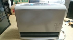 تصویر بخاری گازی ژاپنی 5800 watt T Japan fan heater Tokyo gas 5800 watt 2002