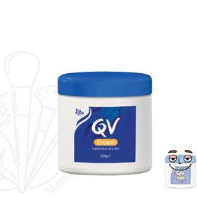 تصویر کرم کاسه ای مرطوب کننده و آبرسان کیووی (اصل استرالیا) 250 گرم تاریخ جدید QV Cream Replenishes Dry Skin 