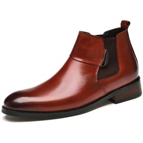 تصویر بوت چرم مردانه کژوال برند nariele New Men's Casual Leather Boots